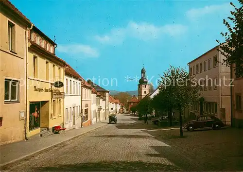 AK / Ansichtskarte Marktschorgast Dorfstrasse Kirche Marktschorgast