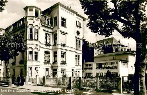 AK / Ansichtskarte Bad_Ems Sanatorium der Barmherzigen Brueder Bad_Ems