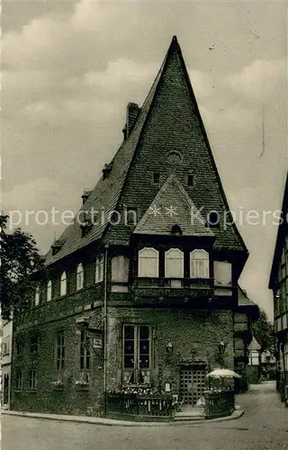 AK / Ansichtskarte Goslar Hotel Brusttuch Historisches Gebaeude 16. Jhdt. Goslar