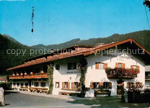 AK / Ansichtskarte Scharling_Kreuth Gaestehaus Hirschberg Scharling Kreuth