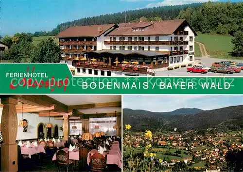 AK / Ansichtskarte Bodenmais Hotel Restaurant Mooshof Panorama Bayerischer Wald Bodenmais