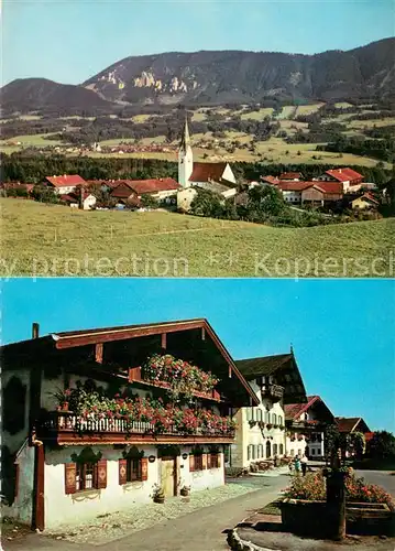 AK / Ansichtskarte Toerwang Panorama mit Samerberg Ortspartie Toerwang