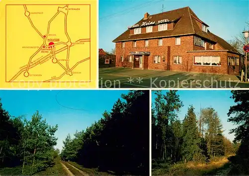 AK / Ansichtskarte Holvede Gasthaus Heins Hotel Waldpartie Holvede