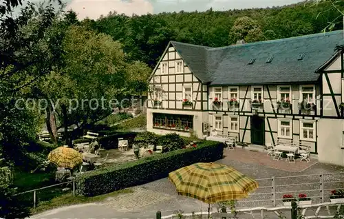 AK / Ansichtskarte Saalhausen_Sauerland Pension Kuhlmann Haus Hilmeke Saalhausen_Sauerland