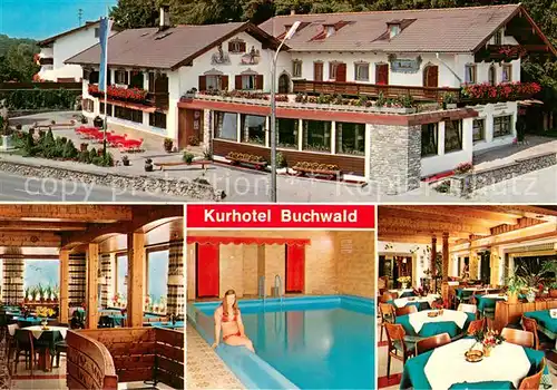 AK / Ansichtskarte Feldwies Kurhotel Buchwald Restaurant Hallenbad Feldwies