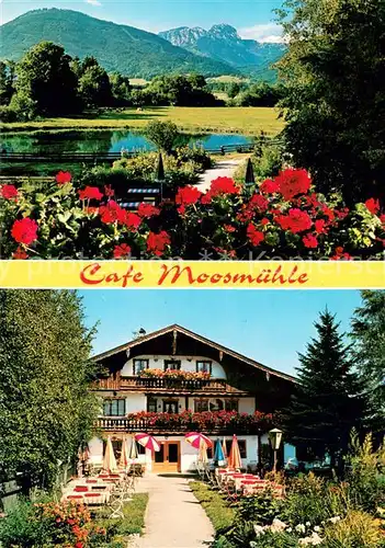 AK / Ansichtskarte Bad_Feilnbach Cafe Moosmuehle Terrasse Wendelstein Bad_Feilnbach