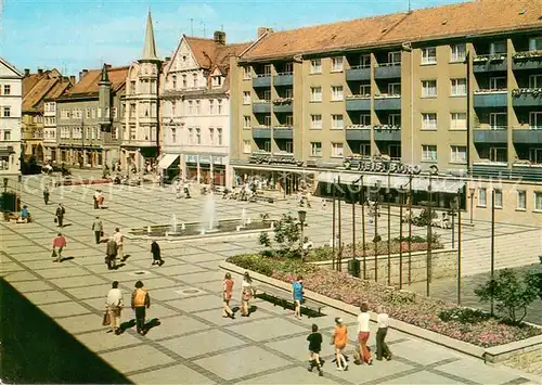 AK / Ansichtskarte Gotha_Thueringen Neumarkt Wasserspiele Innenstadt Gotha Thueringen