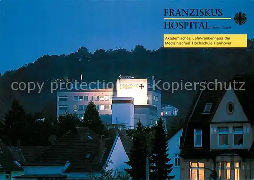 AK / Ansichtskarte Bielefeld Franziskus Hospital Bielefeld