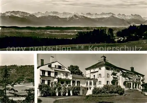 AK / Ansichtskarte Ebenhausen_Unterfranken Panorama Isartal Ev Alterspflegeheim Ebenhausen Ebenhausen Unterfranken