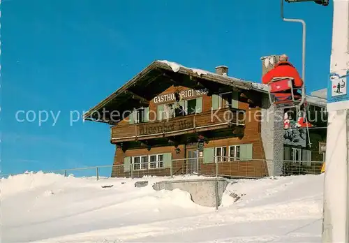 AK / Ansichtskarte Hopfgarten_Brixental Skizentrum Hohe Salve Alpengasthof Rigi Jausenstation Steingrube Sessellift Hopfgarten Brixental