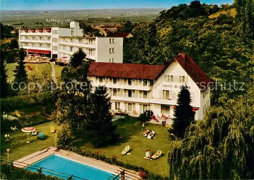 AK / Ansichtskarte Bad_Duerkheim Garten Hotel Heusser Swimming Pool Bad_Duerkheim