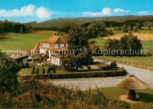 AK / Ansichtskarte Hardehausen Gasthaus Pension Varlemann Landschaftspanorama Luftkurort Hardehausen