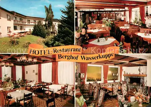 AK / Ansichtskarte Obernhausen Hotel Restaurant Berghof Wasserkuppe Obernhausen