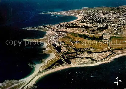 AK / Ansichtskarte Presqu_Ile_de_Quiberon Pointe du Conguel et Port Maria vue aerienne Presqu_Ile_de_Quiberon