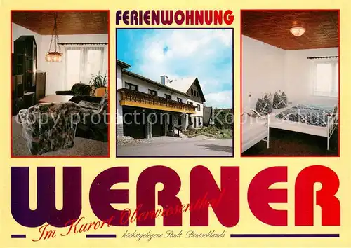 AK / Ansichtskarte Oberwiesenthal_Erzgebirge Ferienwohnung Werner Stube Zimmer Oberwiesenthal Erzgebirge