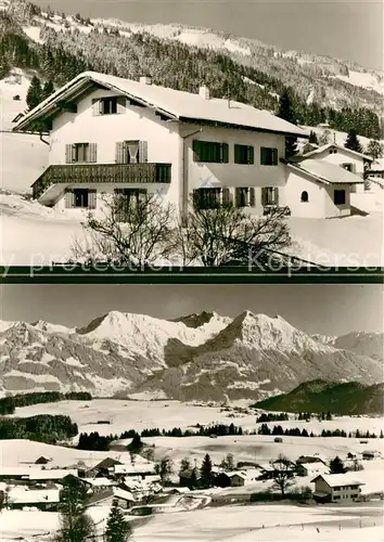 AK / Ansichtskarte Bolsterlang Haus Bergblick Panorama Bolsterlang