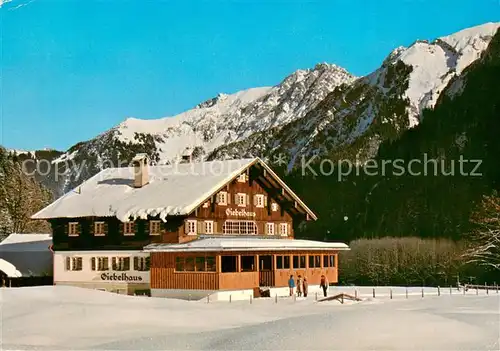 AK / Ansichtskarte Hinterstein_Bad_Hindelang Giebelhaus Hinterstein_Bad_Hindelang