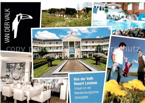 AK / Ansichtskarte Linstow Van der Valk Resort Speisesaal Hallenbad Linstow