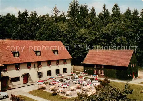 AK / Ansichtskarte Lettgenbrunn Jagdhaus Horst Terrasse Lettgenbrunn