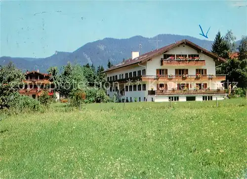 AK / Ansichtskarte Rottach Egern Wallberg Sanatorium Rottach Egern