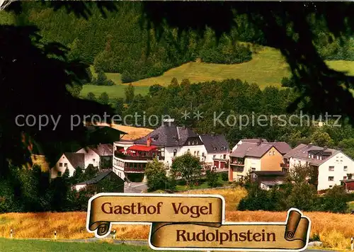 AK / Ansichtskarte Rudolphstein Gasthof Vogel Rudolphstein