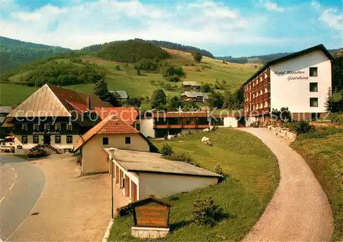 AK / Ansichtskarte Wieden_Schwarzwald Hotel Schwarzwaldgasthof Zum Hirschen Wieden Schwarzwald