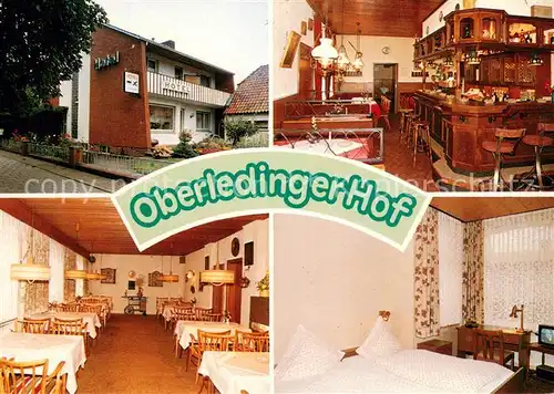 AK / Ansichtskarte Leer_Ostfriesland Oberledinger Hof Hotel Restaurant Gaststube Gaestezimmer Bar Leer_Ostfriesland
