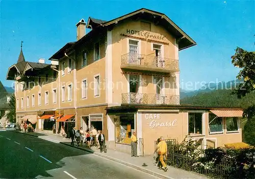 AK / Ansichtskarte Berchtesgaden Hotel Cafe Grassl Berchtesgaden