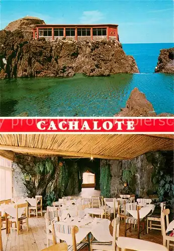 AK / Ansichtskarte Porto_Moniz Restaurante Cachalote Bucht Porto Moniz