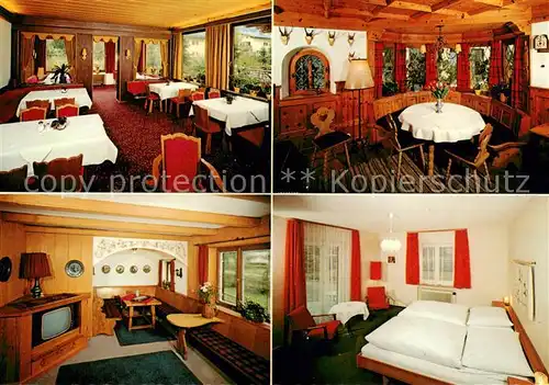 AK / Ansichtskarte Mittenwald_Bayern Gaestehaus Zerhoch Restaurant Fremdenzimmer Mittenwald Bayern