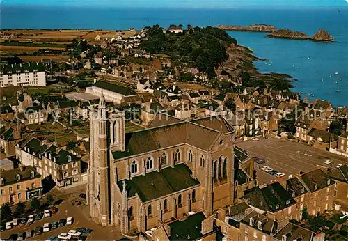 AK / Ansichtskarte Cancale Eglise Saint Meen vue aerienne Cancale