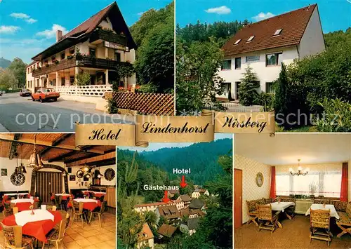 AK / Ansichtskarte Wirsberg Hotel Pension Lindenhorst Gaestehaus Gaststube Zimmer Wirsberg