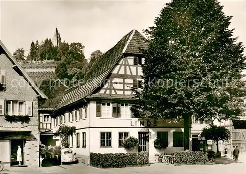 AK / Ansichtskarte Kappelrodeck Gasthof zur Linde Schwarzwald Weinhaus Kappelrodeck