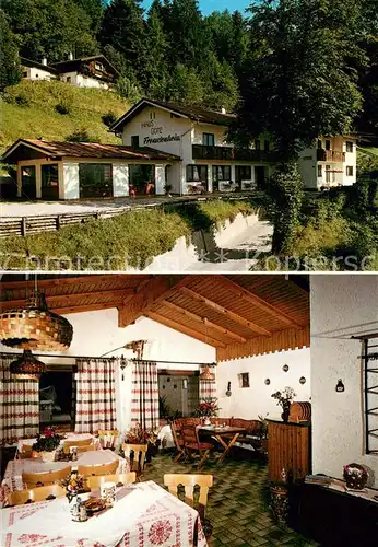 AK / Ansichtskarte Schoenau_Koenigssee Gaestehaus Pension Haus Gore Gastraum Schoenau Koenigssee