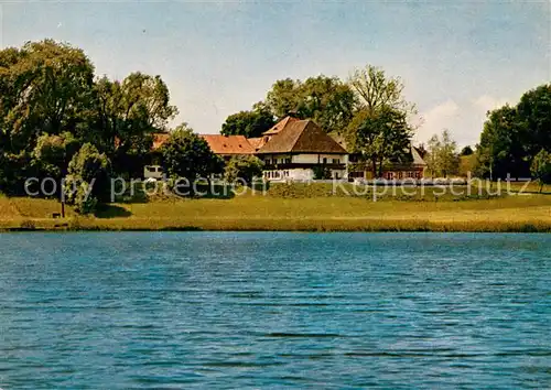 AK / Ansichtskarte Hirschberg_Weilheim_Oberbayern Hotel Forsthaus am Haarsee Hirschberg_Weilheim