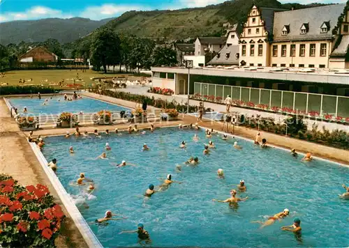 AK / Ansichtskarte Bad_Ems Thermal Freibad Bad_Ems