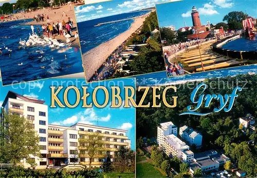 AK / Ansichtskarte Kolobrzeg_Polen Osrodek Wypoczynkowy Gryf Fliegeraufnahme Kolobrzeg_Polen