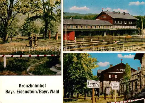 AK / Ansichtskarte Bayerisch_Eisenstein Grenzbahnhof Teilansichten Bayerisch_Eisenstein