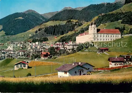 AK / Ansichtskarte Disentis_GR Panorama mit Kloster Disentis GR