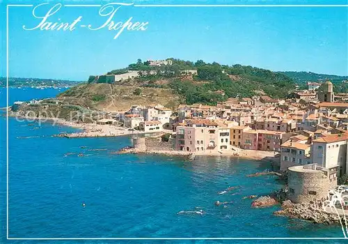 AK / Ansichtskarte Saint_Tropez_Var La Citadelle La Ponche Vue aerienne Saint_Tropez_Var