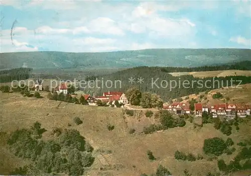 AK / Ansichtskarte Clausthal Zellerfeld Glockenberg Fliegeraufnahme Clausthal Zellerfeld