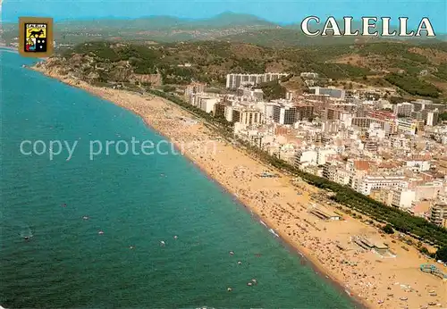 AK / Ansichtskarte Calella Fliegeraufnahme Calella