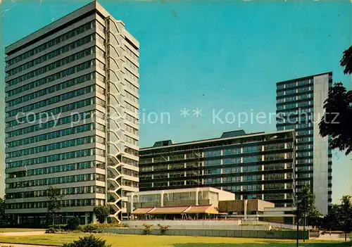 AK / Ansichtskarte Frankfurt_Main Zuerich Hochhaus Frankfurt Main