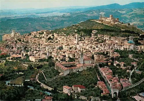 AK / Ansichtskarte Assisi_Umbria Fliegeraufnahme Assisi Umbria