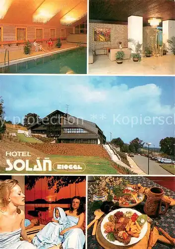 AK / Ansichtskarte Velke_Karlovice Hotel Solan Restaurant Hallenbad Sauna Velke Karlovice