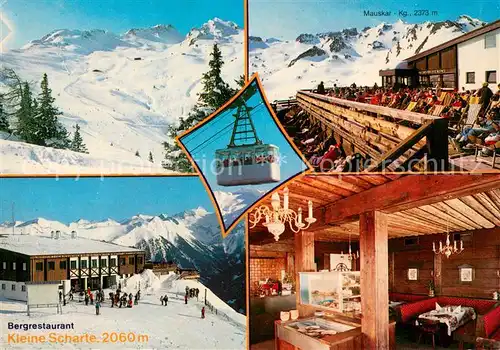 AK / Ansichtskarte Bad_Hofgastein Bergrestaurant Kleine Scharte Bergstation Bergbahn Bad_Hofgastein