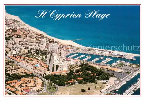 AK / Ansichtskarte Saint Cyprien_Plage Vue aerienne Saint Cyprien_Plage