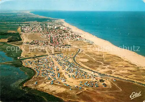 AK / Ansichtskarte Canet_Plage Camping Mar Estang vue aerienne Canet_Plage