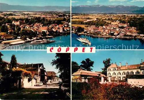 AK / Ansichtskarte Coppet Vue aerienne Vue partielle Coppet