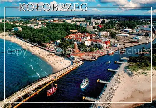 AK / Ansichtskarte Kolobrzeg_Polen Fliegeraufnahme Kolobrzeg_Polen